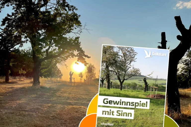 Beim Gewinnspiel von Voelkel und GoNature könnt ihr eine Auszeit in einem Bio-Hotel gewinnen und die Artenvielfalt am LGKS fördern!