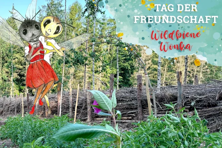 Heute ist der Tag der Freundschaft. Auch unsere beiden Bienen feiern diesen Tag!