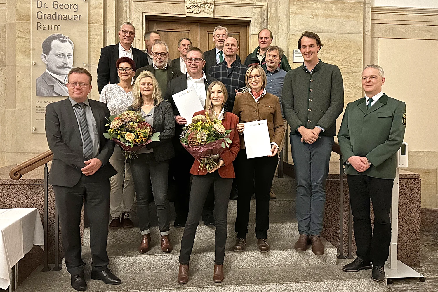 Verleihung des Sächsischen Waldpreis „Preis für vorbildliche Waldbewirtschaftung 2023“.
