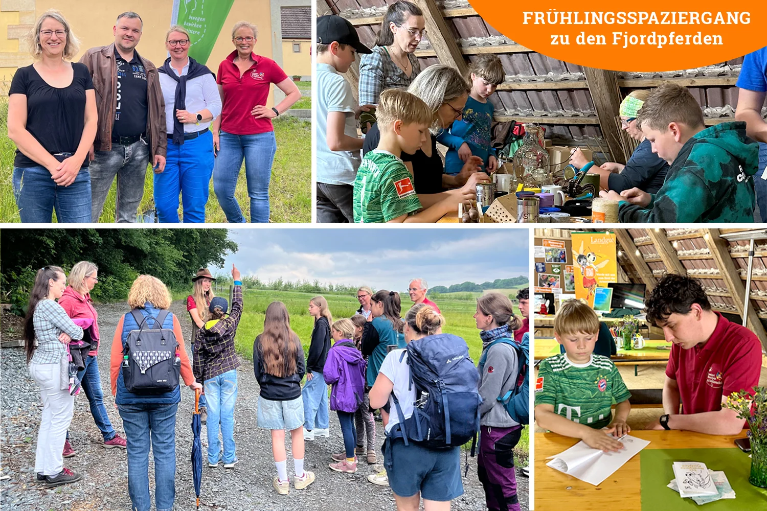 Es war ein fantastischer Frühlingsspaziergang mit vielen interessanten Gesprächen und Mitmachangeboten.