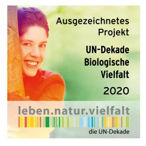 „Unser Bienenwald Sachsens“ ist ausgezeichnetes Projekt sowie Monatsprojekt Mai 2020 der UN-Dekade Biologische Vielfalt