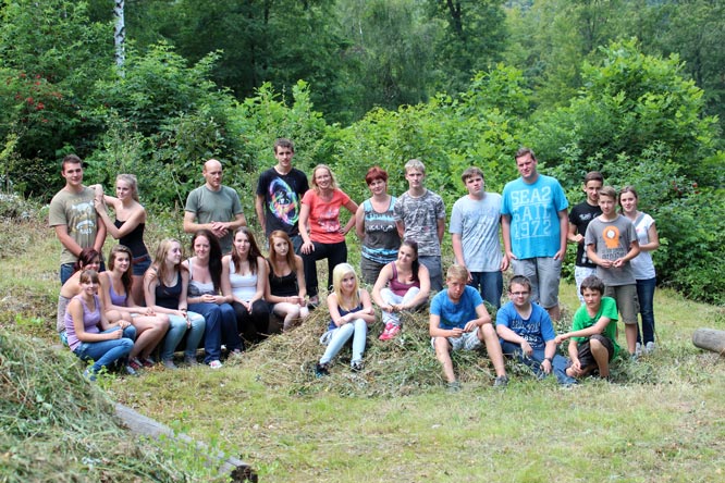 Aktionstag im Schulwald im Juli 2013