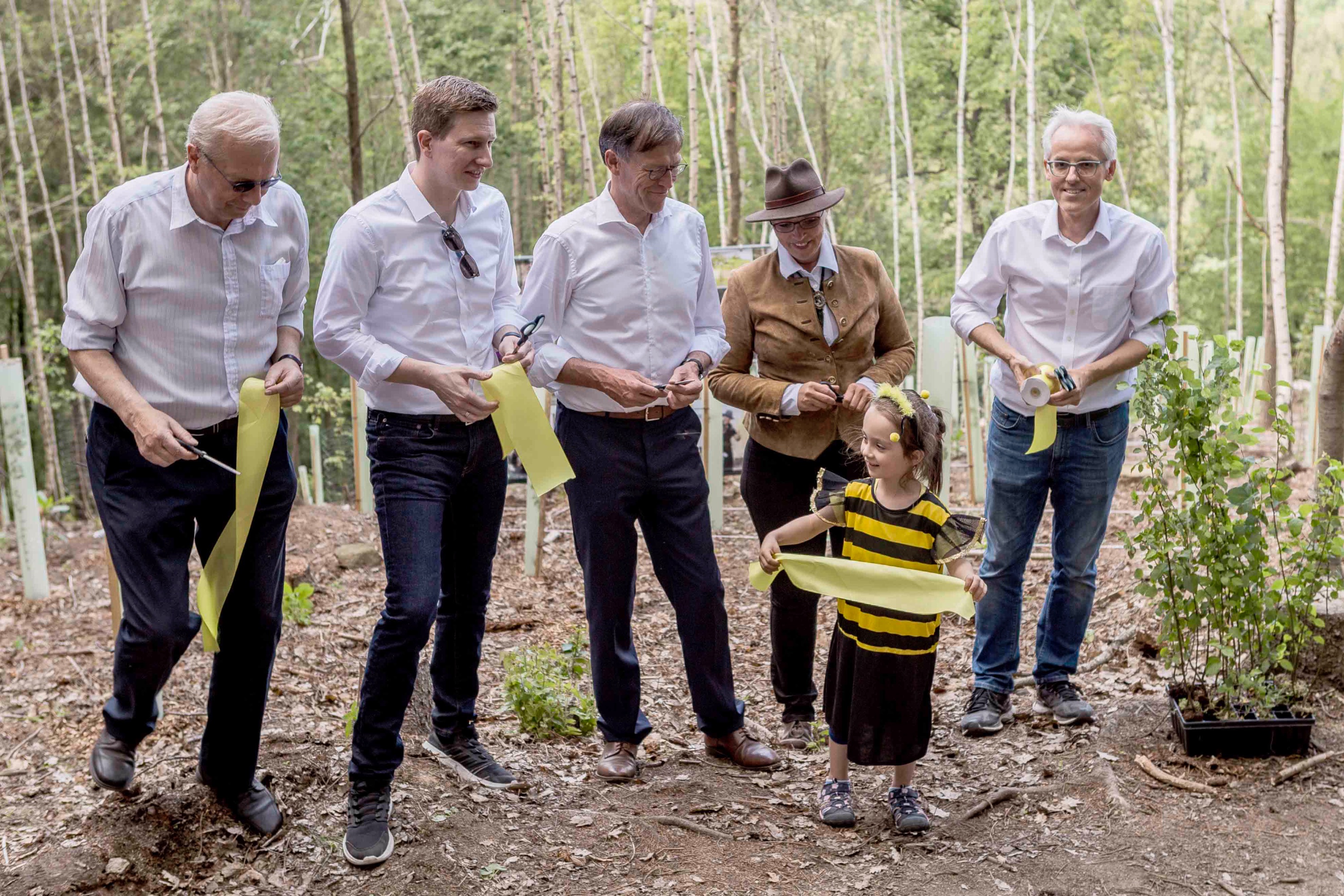 Sachsens 1. Bienenwald ist offiziell eröffnet