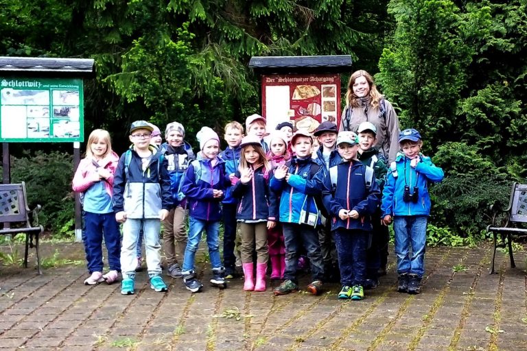 Unterwegs mit der 1. Klasse der Grundschule Mühlbach